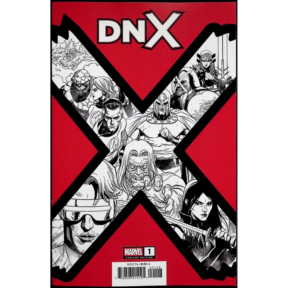 DNX #1 Leinil Francis Yu Blind Bag B&W Variant X-Men Marvel Comic Book